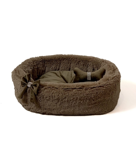 Picture of GO GIFT Cocard brown L - pet bed - 55 x 52 x 18 cm