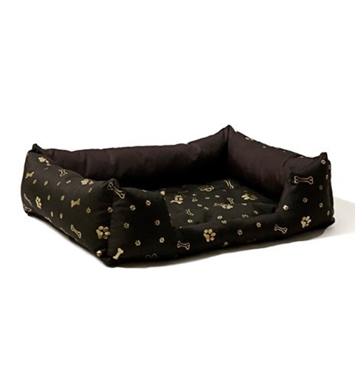 Picture of GO GIFT Dog bed XXL - brown - 90x63x16 cm