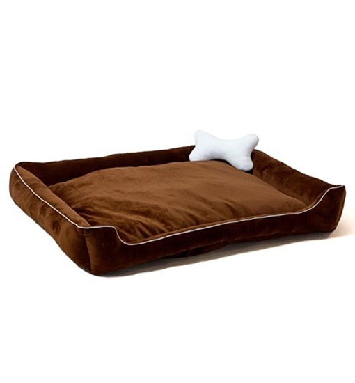 Изображение GO GIFT Lux brown - pet bed - 95 x 70 x 9 cm