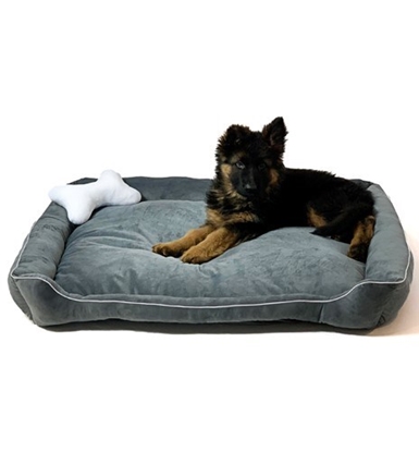 Attēls no GO GIFT Lux grey - pet bed - 95 x 70 x 9 cm