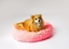 Изображение GO GIFT Shaggy pink M - pet bed - 57 x 57 x 10 cm