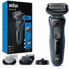 Изображение Braun | Shaver | 51-B4650cs | Operating time (max) 50 min | Wet & Dry | Black/Blue