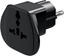 Attēls no Goobay 94028 World to EU Travel Adapter, (UK, US, IT, CH, to EU), Black