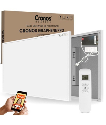 Attēls no Grzejnik Cronos Panel grzewczy IR CRONOS Graphene PRO CGP-1100TWP White