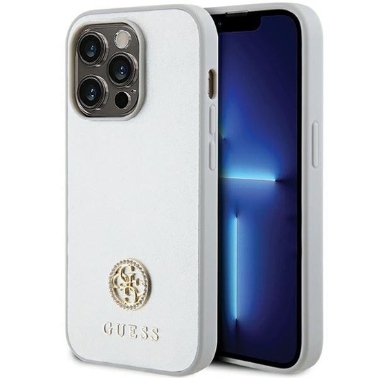 Picture of Guess Strass Metal Logo Back Case for Apple iPhone 15 Pro Max