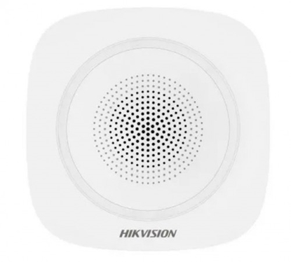 Изображение Hikvision | Bezvadu iekštelpu sirēna - 90-110dB- Statusa indikācija (Blue, Red)