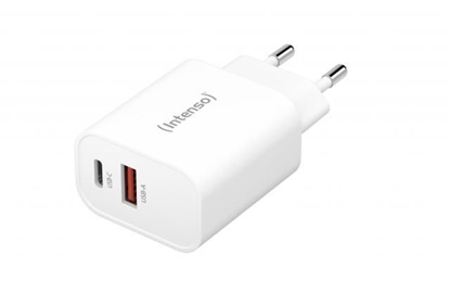 Attēls no Intenso Power Adapter W30AC 1x USB-A 1x USB-C 30W     white