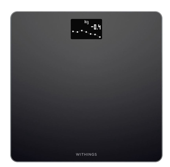 Изображение Išmaniosios svarstyklės WITHINGS Body Black