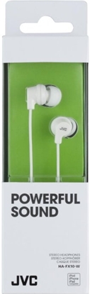 Изображение JVC HA-FX10-W-E PowerFul Sound Headphones White