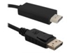 Изображение Kabel Qoltec DisplayPort - HDMI 2m czarny (50436)