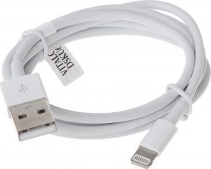 Изображение Kabel USB Vitalco USB-A - Lightning 1 m Biały (LIGHTNING-W/USB-W-1M)