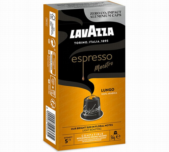 Picture of Kafijas kapsulas LAVAZZA  ESPRESSO LUNGO 56g 10.gab/iepak