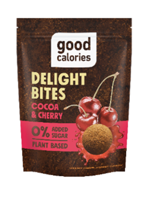 Picture of Kakao Bites ar datelēm un ķiršiem GOOD CALORIES, 58g