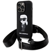 Изображение Karl Lagerfeld Crossbody Silicone Ikonik Back Case for Apple iPhone 15 Pro Max