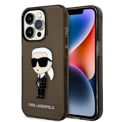 Attēls no Karl Lagerfeld KLHCP14LHNIKTCK Back Case for Apple iPhone 14 Pro