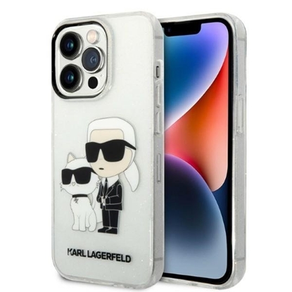 Attēls no Karl Lagerfeld KLHCP14LHNKCTGT Back Case for Apple iPhone 14 Pro