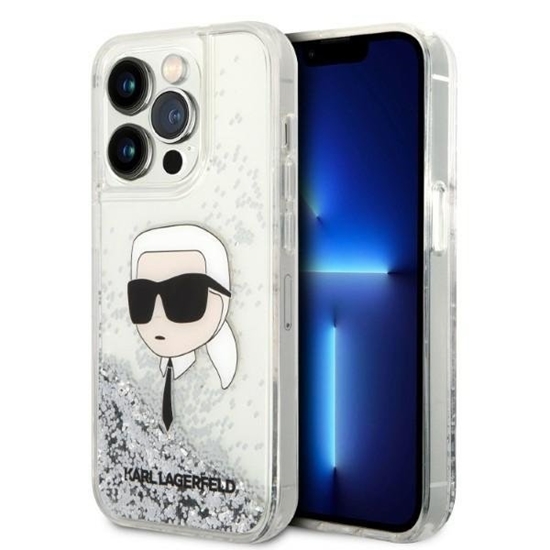 Изображение Karl Lagerfeld KLHCP14LLNKHCH Back Case for Apple iPhone 14 Pro