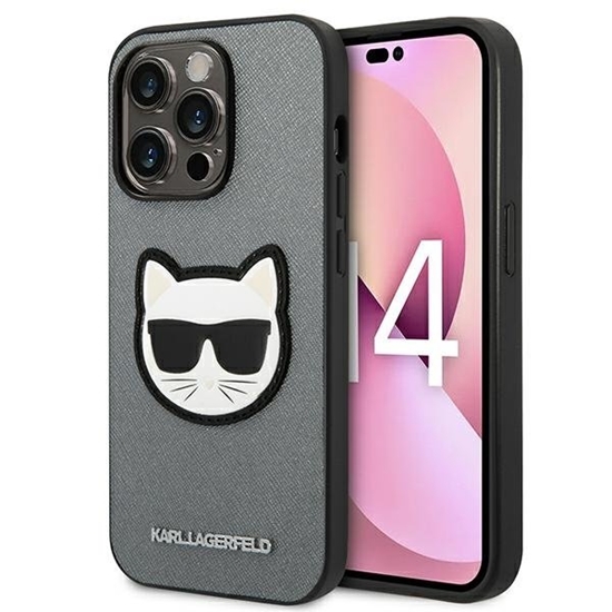 Picture of Karl Lagerfeld KLHCP14LSAPCHG Back Case for Apple iPhone 14 Pro