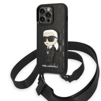 Изображение Karl Lagerfeld KLHCP14LSTKMK Back Case for Apple iPhone 14 Pro