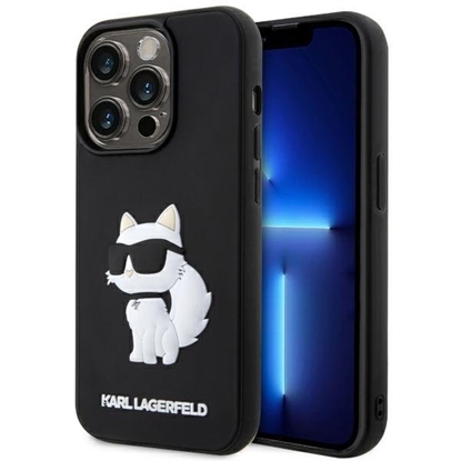 Изображение Karl Lagerfeld KLHCP14X3DRKHNK Back Case for Apple iPhone 14 Pro Max