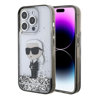 Picture of Karl Lagerfeld KLHCP15LLKKNSK Back Case for Apple iPhone 15 Pro