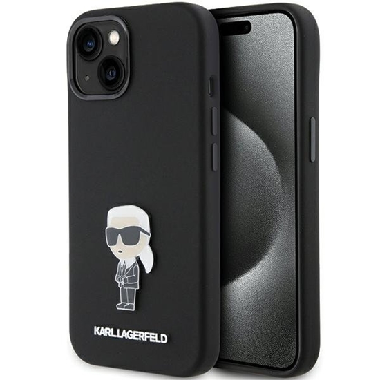 Picture of Karl Lagerfeld KLHCP15MSMHKNPK Back Case for Apple iPhone 15 Plus / 14 Plus