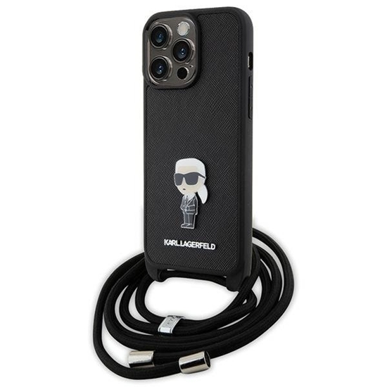 Picture of Karl Lagerfeld KLHCP15XSASKNPSK Hard Case for Apple iPhone 15 Pro Max