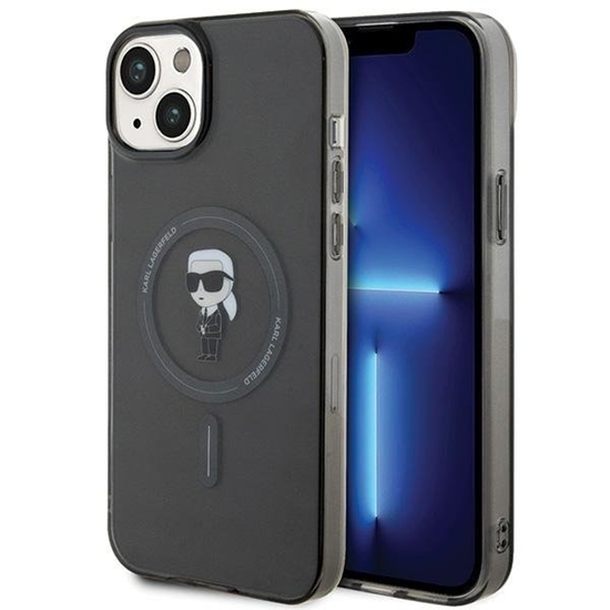 Picture of Karl Lagerfeld KLHMP15MHFCKNOK Back Case for Apple iPhone 15 Plus / 14 Plus