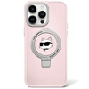 Picture of Karl Lagerfeld Ring Stand Choupette Head MagSafe Back Case for Apple iPhone 15 Pro Max