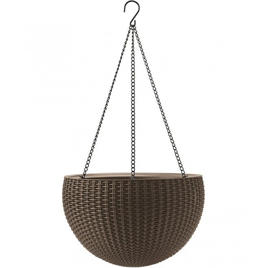 Изображение Keter Puku pods karinams Hanging Sphere Planter gaisi bruns 29199246