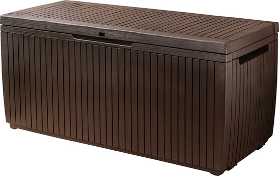 Изображение Keter Springwood Storage Box 305L uzglabāšanas kaste  brūna 29202378590