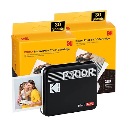 Изображение KODAK MINI 3 ERA BLACK 3X3 + 60SHEETS