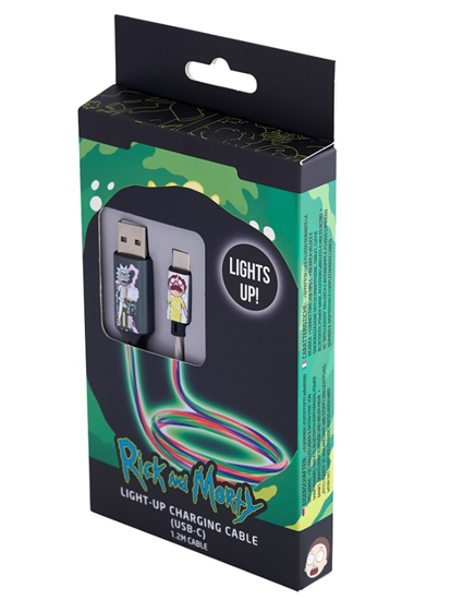 Picture of Lazerbuilt Rick & Morty Shock Cable USB / USB-C / 10W