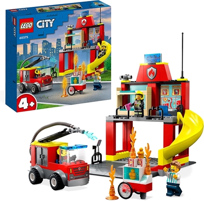 Изображение LEGO City 60375 Fire Station and Fire Truck