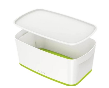 Picture of Leitz 52291054 storage box Rectangular ABS synthetics Green, White