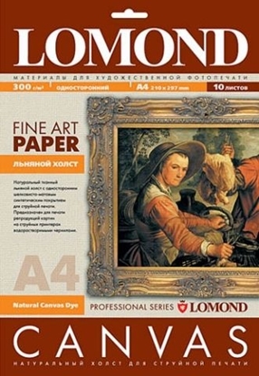 Picture of Lomond Fine Art Canvas Dye 300g/m2 A3, 20 sheets