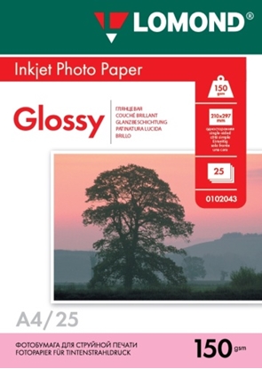 Picture of Lomond Photo Inkjet Paper Glossy 150 g/m2 A4, 25 sheets