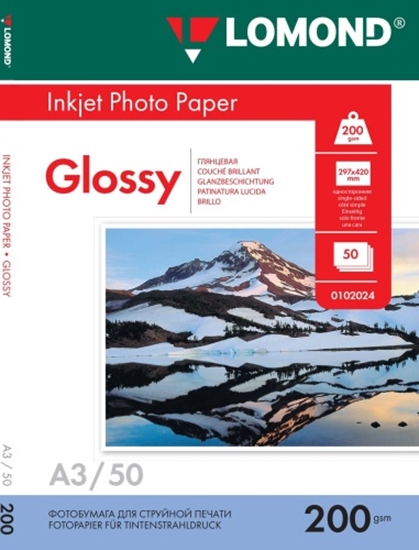 Picture of Lomond Photo Inkjet Paper Glossy 200 g/m2 A3, 50 sheets