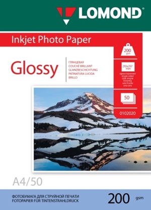 Picture of Lomond Photo Inkjet Paper Glossy 200 g/m2 A4, 50 sheets