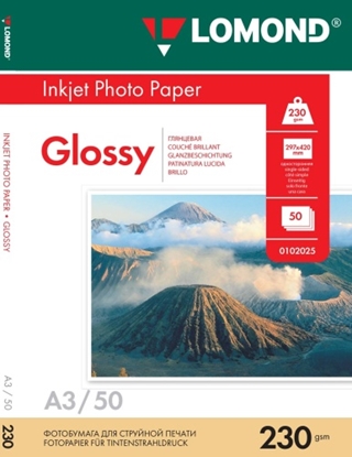 Attēls no Lomond Photo Inkjet Paper Glossy 230 g/m2 A3, 50 sheets