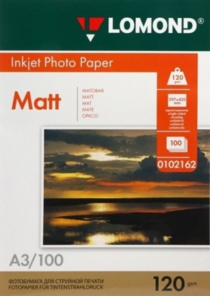 Attēls no Lomond Photo Inkjet Paper Matte 120 g/m2 A3, 100 sheets