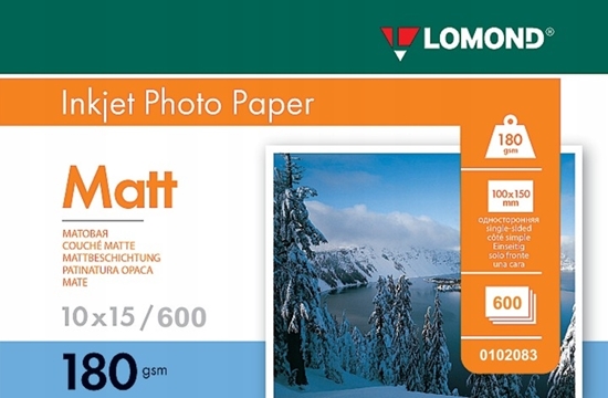 Picture of Lomond Photo Inkjet Paper Matte 180 g/m2 10x15, 600 sheets