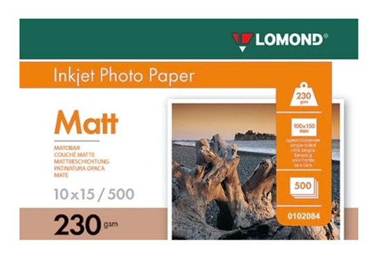 Picture of Lomond Photo Inkjet Paper Matte 230 g/m2 10x15, 500 sheets