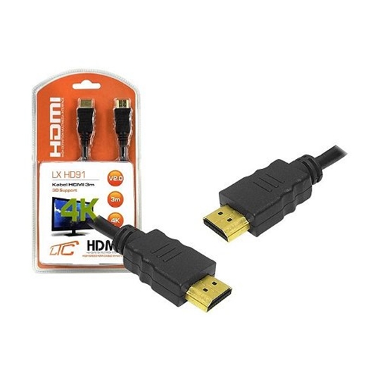 Picture of LTC LXHD91 HDMI-HDMI Cable 3m / 4K / v2.0