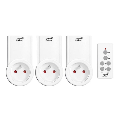 Attēls no LTC LXU201 Remote Controlled Socket 3pcs.