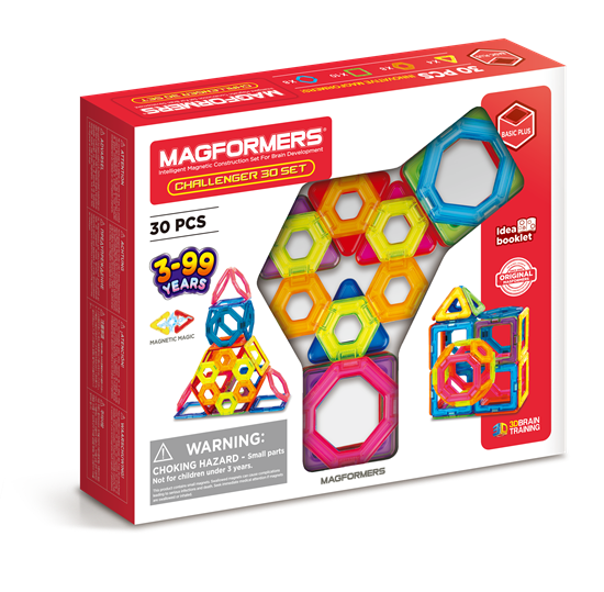 Picture of Magformers MAGFORMERS Magnet constructor set Challenger, 30 pcs