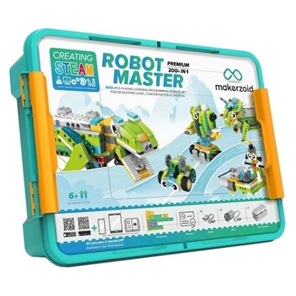 Attēls no MAKERZOID Robot Master Premium Programmable Toys Building Kit 200in1