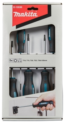 Attēls no Atsuktuvų rinkinys Makita E-13530 Screwdriver Set 5 pcs