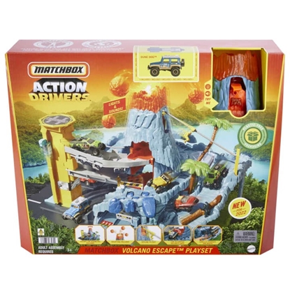 Изображение Mattel Car track Action Drivers Volcano Escape Playset