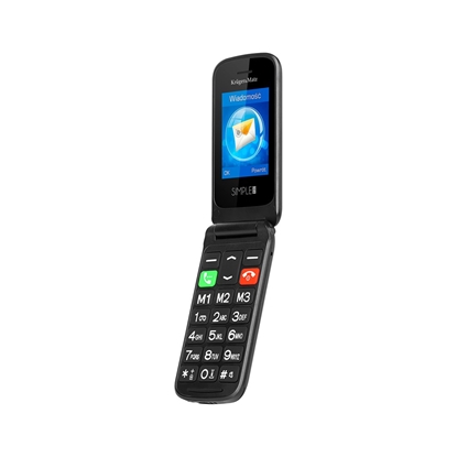 Picture of MaxCKruger & Matz Phone for seniors KM0930 6,1 cm (2,4") 98 g Black
